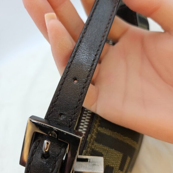 Fendi Zucca Monogram Canvas PPM Pouch Bag - Picture 13 of 17